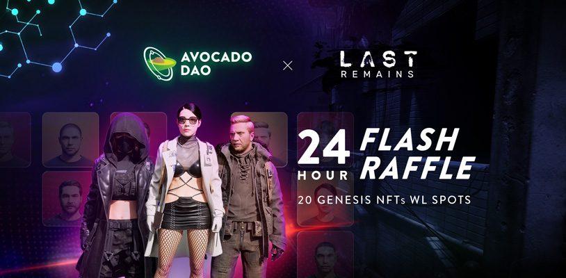 ๐ฅLast Remains 24Hr Flash Raffleโก20 Genesis NFTs WL Spots๐ฅ - Avocado DAO